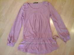 блузка кофта розовая женская. размер l. фирма exclusive. состав вискоза