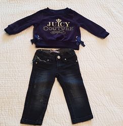 Свитер Juicy Couture и джинсы Energiers, оригинал