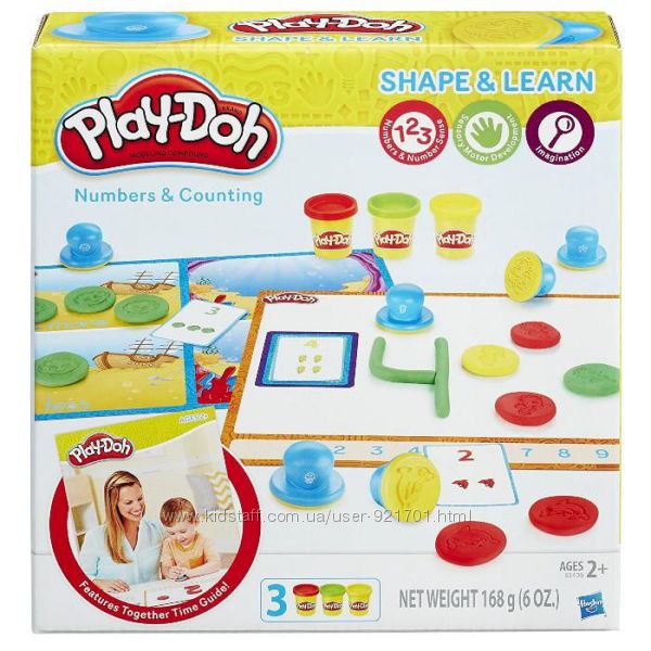 Плей До Play-Doh Shape and Learn Numbers 
