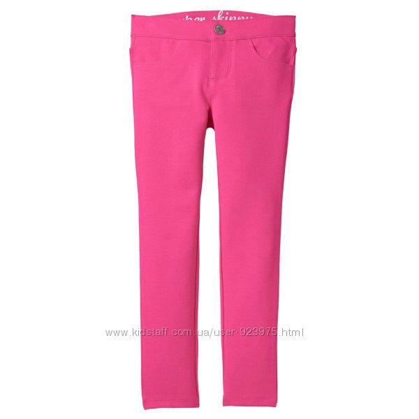 Штаны леггинсы для девочки, цвет розовый, скини, на 5, 8 и 10 лет