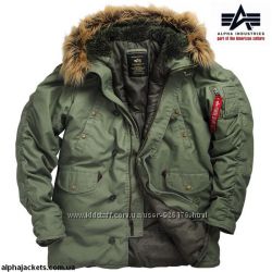 Куртка Аляска Alpha Industries USA Slim Fit Cotton N-3B Parka