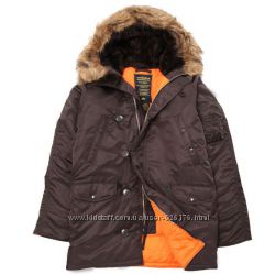 Зимние куртки -Аляска- Alpha Industries USA N-3B Slim Fit Parka