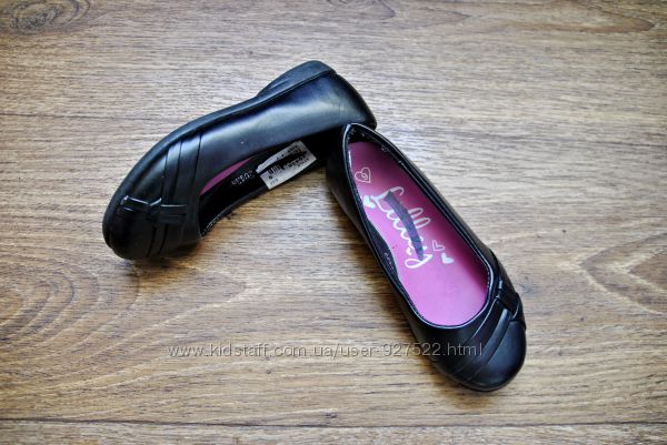 Туфли балетки  черные Lilley 17, 5 см удобные, качественные