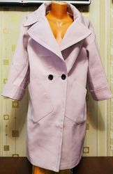 Лёгкое весеннее пальто нежно-розовое