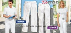 Білосніжні штани JobStyle М, L наш46--52 Німеччина                         