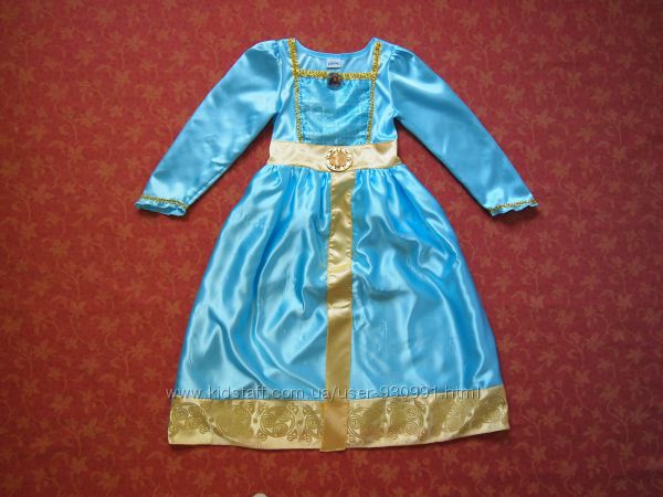 Продаю 5-6 лет Карнавальное платье Мерида, Храбрая сердцем, Disney, бу.