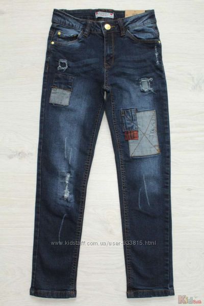 Темно-сині джинси для дівчинки Silversun