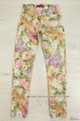 Штани з квітковим принтом A-yugi Jeans