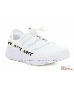 Кросівки білі на шнурках-резинках Bartek