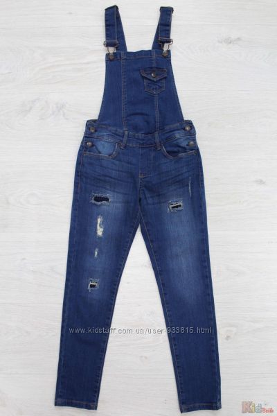 Комбінезон джинсовий з потертостями для дівчинки Tiffosi