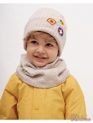 Зимовий набір для хлопчика Брікс шапка  снуд Дембохауc