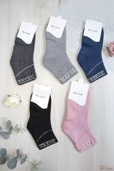 Шкарпетки махрові зі стразами для дівчинки 35-40р Pier Lone