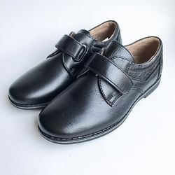 Кожаные туфли для  мальчика кожа туфли подросток Kangfu 28-19,0см 29-19,5см