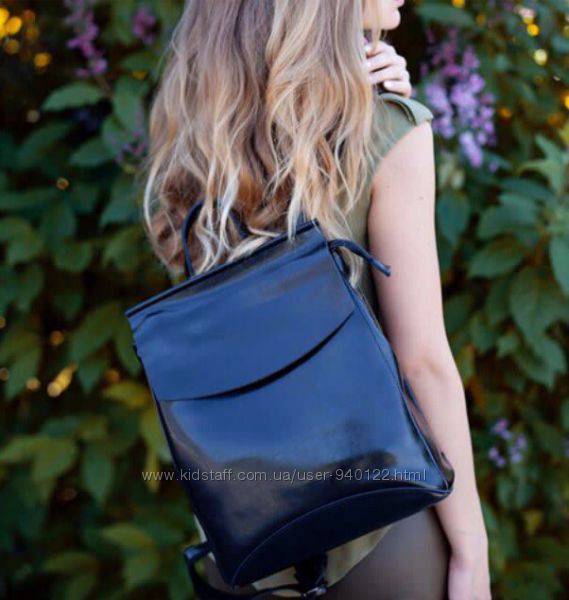 Сумка рюкзак Кожа , трансформер  Натуральная кожа  в цвете