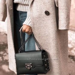 Женская Кожаная сумка Италия Люкс кросс боди через плечо клатч 