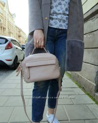 женская кожаная сумка клатч Италия кросс боди через плечо с короткой ручкой
