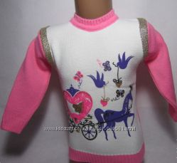 Свитер карета девочка Турция  2, 3, 4года