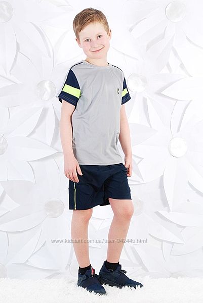 Набор-двойка для мальчиков шорты  футболка, ТМ S&D, 4-8 лет. 