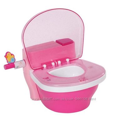 Интерактивный унитазик для куклы BABY BORN - ПЕРВЫЙ ГОРШОЧЕК (звук)