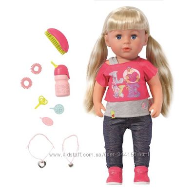 Кукла BABY BORN - СТАРШАЯ СЕСТРЁНКА (43 см, с аксессуарами)