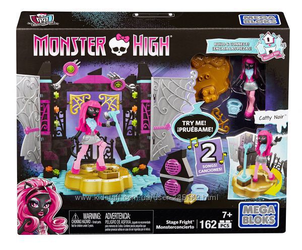 Мега блокс Монстр Хай Mega Bloks Monster High Catty Noir Кетти Нуар 162   