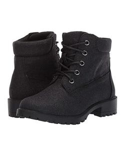 Демисезонные осенние черные блестящие ботинки  MIA  12US -18см США