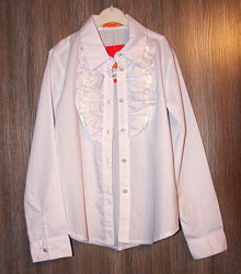 Блузка белая Piccolo 128 разм. , нарядная