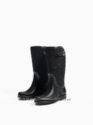 Нові стильні резинові чоботи Zara р. 30-31, 32-33, 36-37 резиновые сапоги