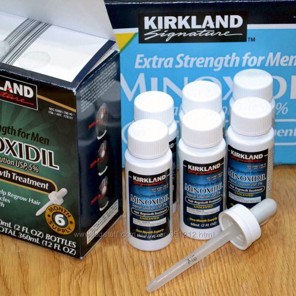 Миноксидил 5 Киркланд Kirkland minoxidil запечатанная упаковка из США 12/24