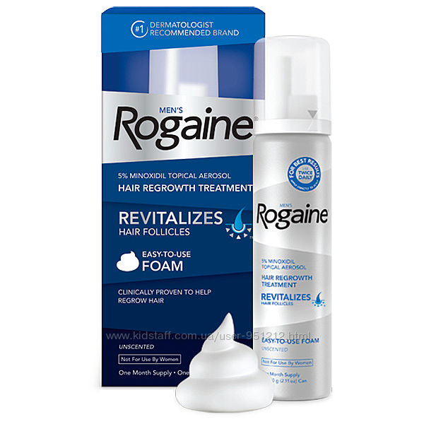Rogaine 5 minoxidil Foam Пена Регейн 5 миноксидил для мужчин, флакон 60мл