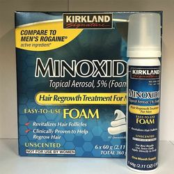 Пена Киркланд Миноксидил 5 Kirkland Minoxidil Foam оригинал из США 03.2024