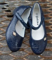 Синие, красивенные туфли 27-32 размеры в наличии