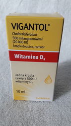 Vigantol DЗ вигантол вітамін D3 для новонароджених , немовлят та дорослих
