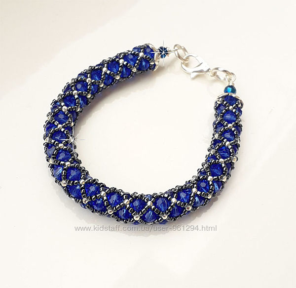 Браслет с кристаллами Сваровски