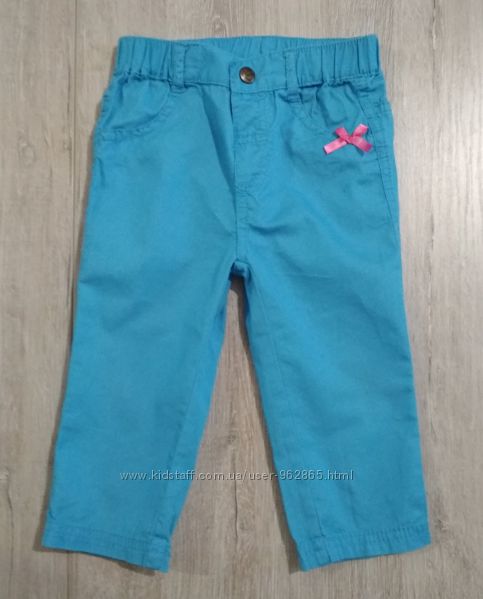 облегченные джинсы для девочки, на 1, 5-2 годика