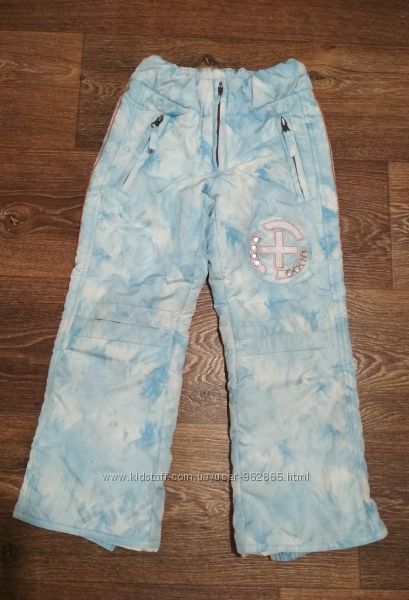 р. 116, зимние лыжные термо-штаны полукомбинезон