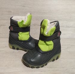 р.26, 16 см, термо-ботинки сноубутсы на мороз и слякоть, Италия