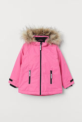 р.104-110, 110-116 H&M теплая термо-куртка