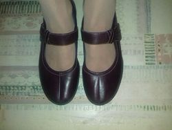 Туфли, балетки кожаные Moshulu 24 см 