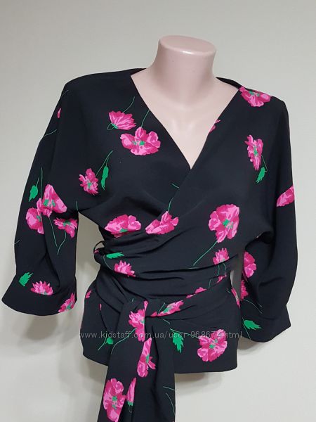 Стильная яркая блуза кимоно от ZARA basic