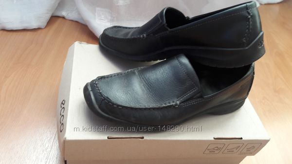 Кожаные мокасины-туфли Ессо, 40 размер