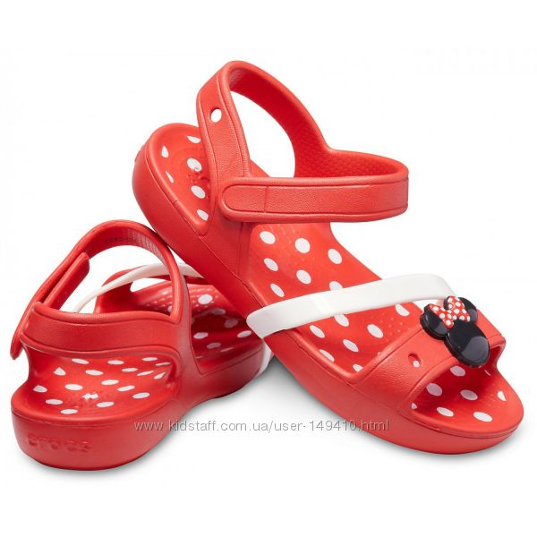 Босоножки сандалии крокс Crocs lina Minnie Mouse sandal
