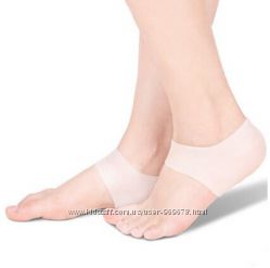 Напяточники, Силиконовые носки от трещин Защита пятки эффект увлажнения