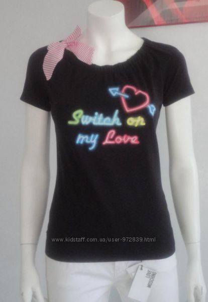 MOSCHINO футболка с бантом р 46 оригинал 195