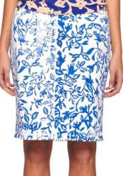 Джинсовая юбка с принтом Diane von Furstenberg and CurrentElliott  Р 42-44