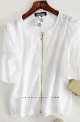 Модная белая блузка на лето