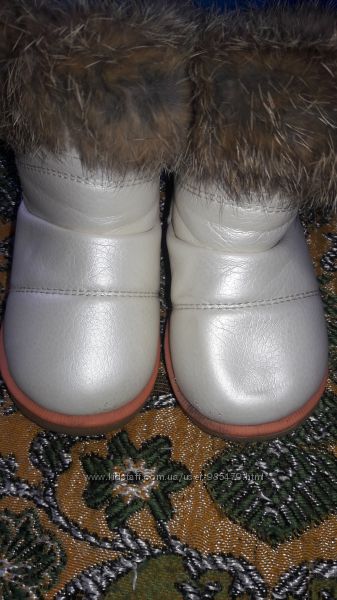Зимняя обувь для малышки 21р