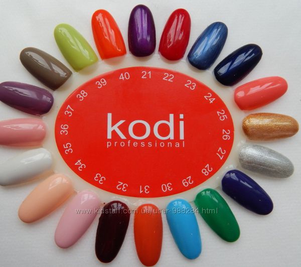 Гель-краска KODI (№1-№65) – 46 грн.