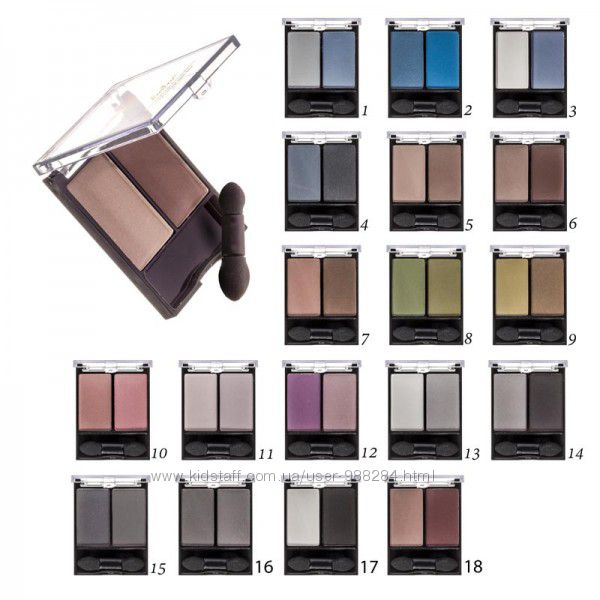 Тени 1629 двойные KARINA – 34 грн.