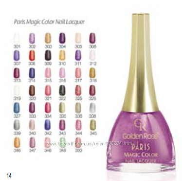 Лак для ногтей «Golden Rose» PARIS MAGIC COLOR Nail Lacquer 11 мл - 28 грн.